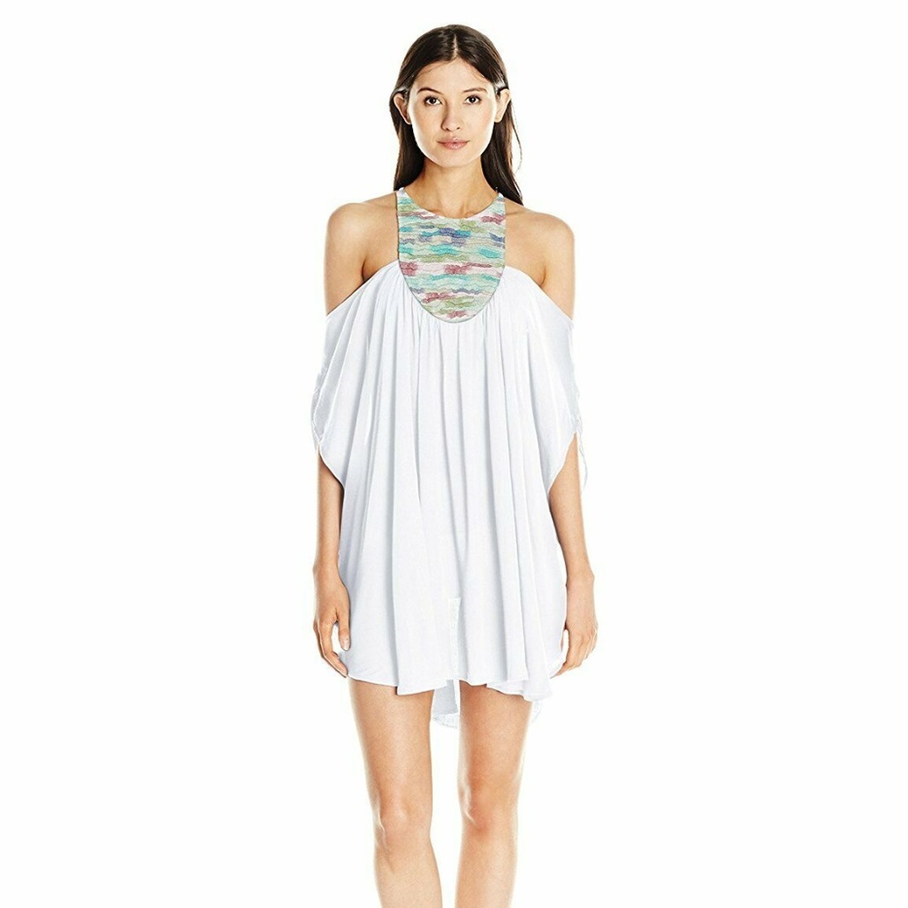 Mara Hoffman Landscape Open Shoulder Caftan Cover